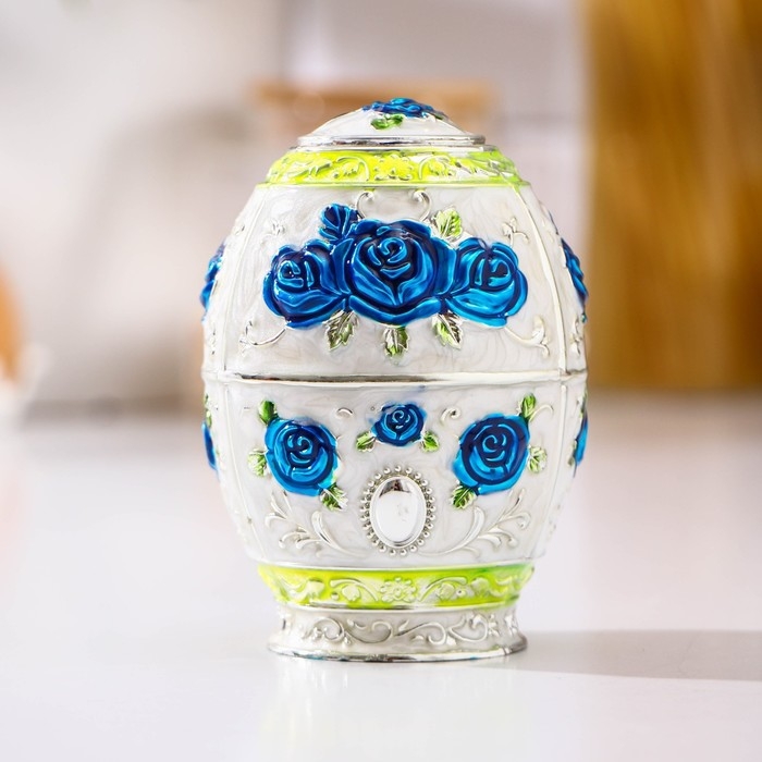 Подставка под зубочистки &laquo;Яйцо&raquo;, 11&times;8 см, цвет белый