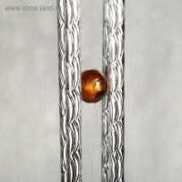 Музыка ветра металл "Двойное сердце со стрелой" 4 трубочки 56 см