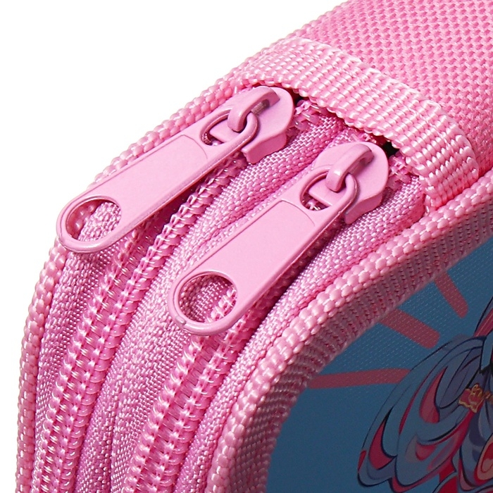 Пенал 2 секции, 125 х 205 х 40 мм, Calligrata 30П26/2 "Аниме подружки", ламинированный картон