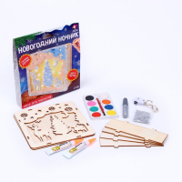 Набор для творчества &laquo;Новогодний ночник&raquo; из дерева