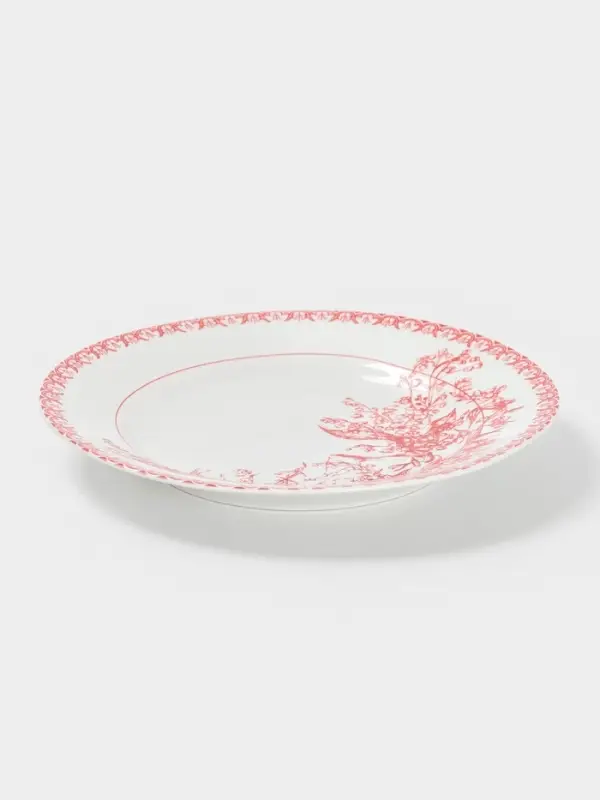 Тарелка Дулевский фарфор &laquo;Райские ландыши&raquo;, d=20 см, фарфор