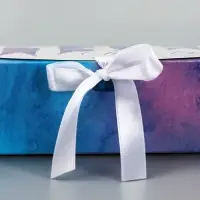 Складная коробка подарочная &laquo;Новогодние олени&raquo;, 16 &times; 11,5 &times; 5 см