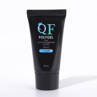 Полигель для наращивания &laquo;GLITTER&raquo;, 3-х фазный, 30 мл, LED/UV