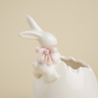 Конфетница фарфоровая SL Home &laquo;Лесные кролики&raquo;, 10&times;9&times;15 см, цвет белый
