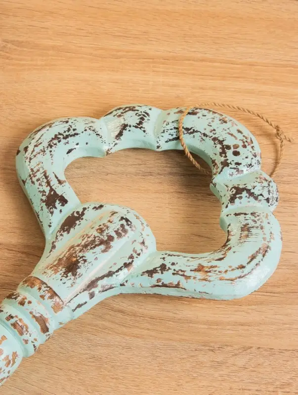 Сувенир &laquo;Ключ от счастья&raquo;, 21&times;4.5&times;50 +/- 3 см, дерево, зелёный