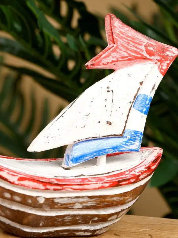 Сувенир "Кораблик" дерево 14х5х14 см