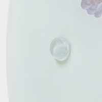 Фруктовница Доляна &laquo;Букет незабудок&raquo;, d=20/25 см, h=24 см, стекло, рисунок