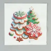 Салфетки бумажные двухслойные &laquo;Глазурь&raquo;, 33х33, 20 шт