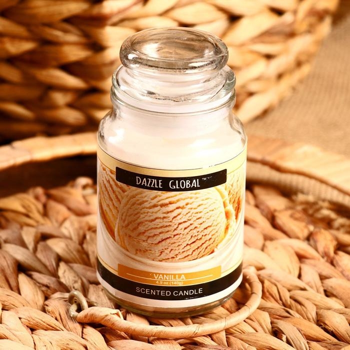Свеча в банке "Ваниль" 11х5,5 см 140 мл