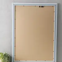 Фоторамка для фото 50х70 см "Luxe Elegance" пластик, серо-голубой, (пластик экран)