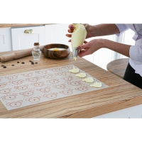 Коврик для выпечки армированный &laquo;Макарун. Ушки&raquo;, силикон, 42&times;29,5 см