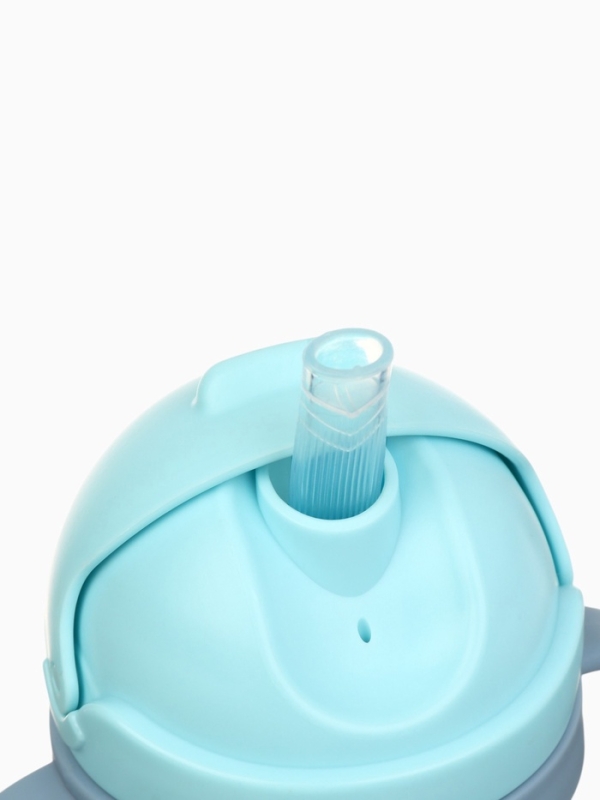Mum&Baby, Поильник- непроливайка с трубочкой, туканчик, голубой SL-07275A