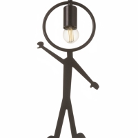 Светильник Posatore 1х40Вт Е27 черный 38х19х8см