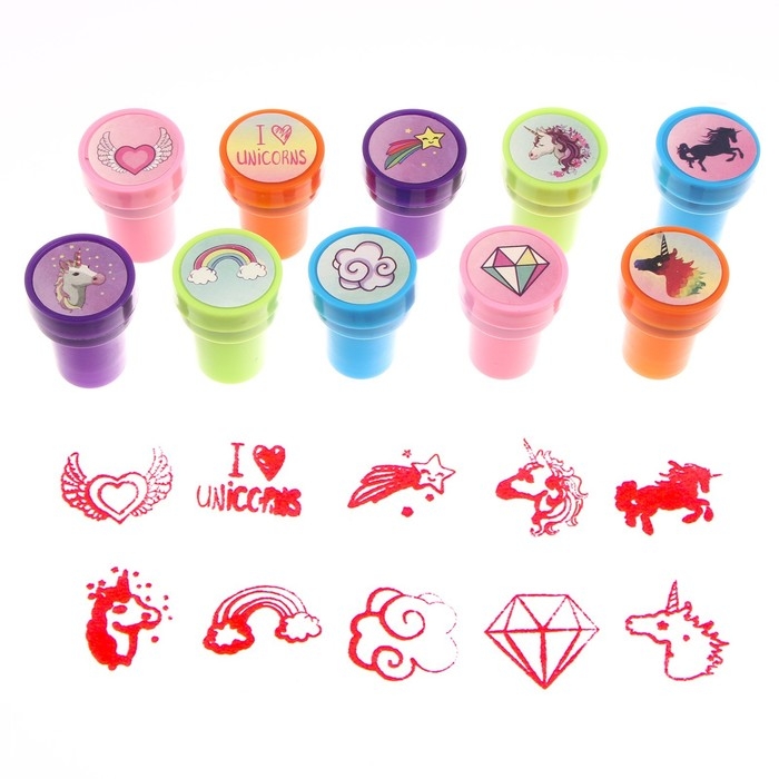 Печать цветная &laquo;Волшебный мир&raquo;, набор 10 шт., МИКС