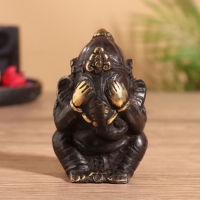 Сувенир бронза "Ганеша" 5х5х8 см