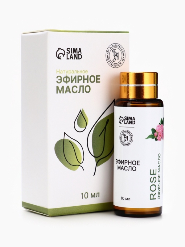 Эфирное масло "Роза", 10 мл, с пипеткой