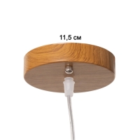 Светильник BayerLux ЭКО "Кира" 1х40Вт Е27 коричневый 20х20х100см