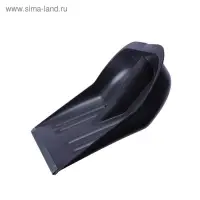 Ковш лопаты пластиковый, 360 &times; 410 мм, с оцинкованной планкой, тулейка 32 мм