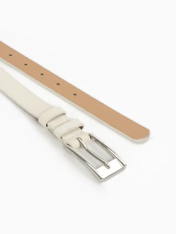 Ремень жен 05-01-02-01, Март2505, 2,7*0,3*110 см, без винта, пряж металл, 1 прокол,