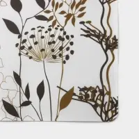 Салфетка сервировочная на стол &laquo;Сад&raquo;, 43&times;28 см, белая