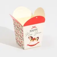 Бонбоньерка новогодняя &laquo;Лошадка&raquo;, 7,5 х 8 х 7,5 см, Новый год