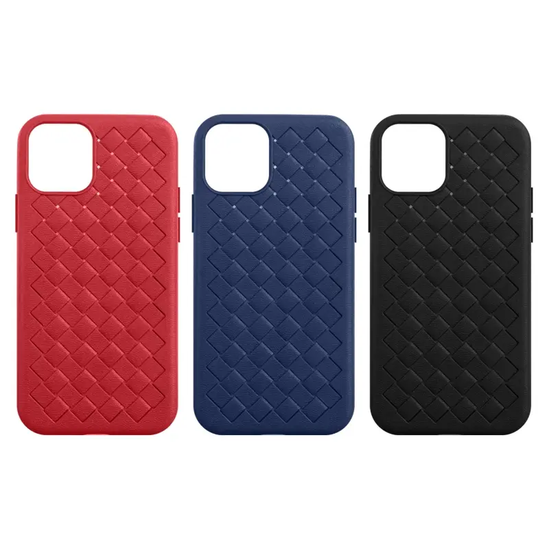 Чехол IPh 11 Pro под кожу плетение