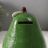 Копилка керамика "Пушистое авокадо" 9,2х12,5х16,7 см