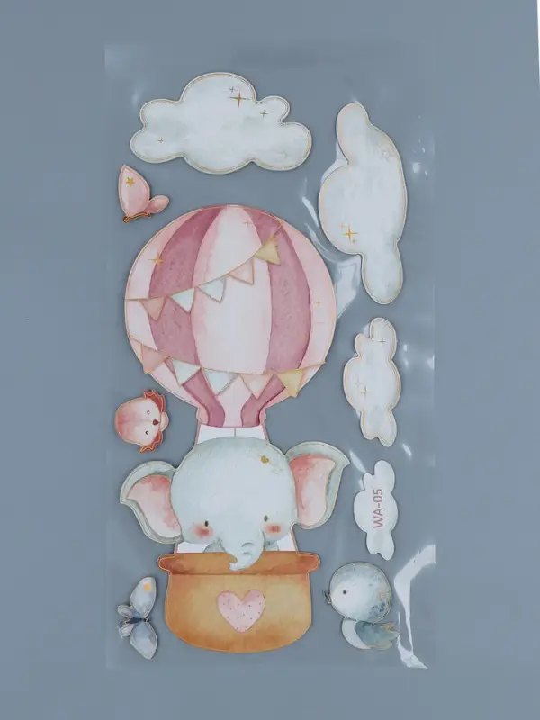 Наклейка интерьерная "Слонёнок" 31х60 см