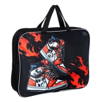 Папка с ручками текстильная А4, 350 х 270 х 70 мм, Calligrata "Кеды аниме"