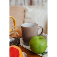 Кружка Доляна &laquo;Дымка&raquo;, 360 мл, керамика, цвет коричневый