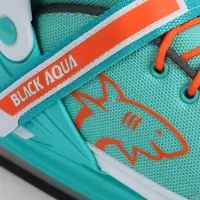 Коньки детские раздвижные BlackAqua, р. 31-34, для фитнеса, мятные, оранжевые