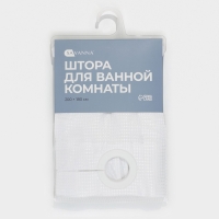 Штора для ванной "Богемия", 200х180 см, полиэстер