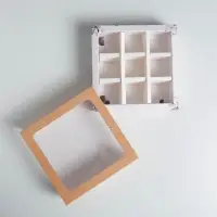 Коробка для конфет, кондитерская упаковка, 9 ячеек, Special for you, 14.5 х 14.5 х 3.5 см