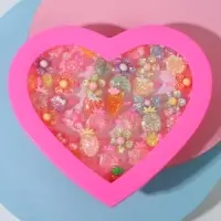 Кольцо детское Выбражулька &laquo;Для принцессы&raquo;, форма МИКС, цветное, безразмерное