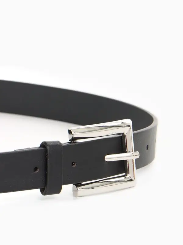 Ремень жен 04-01-02-01, Март2506, 2,3*0,3*110 см, без винта, пряж металл, 1 прокол,