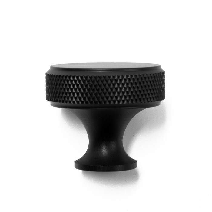 Ручка-кнопка CAPPIO PK323, d=30 мм, цвет черный, 8 шт.