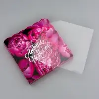 Коробка для печенья, &laquo;Комплимент&raquo;, 21&times;21&times;3 см