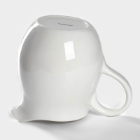 Кувшин для воды фарфоровый Magistro &laquo;Бланш&raquo;, 1,6 л, 15&times;18 см, цвет белый