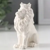 Фигура &laquo;Лев в короне&raquo;, 9&times;4&times;6.5 см, гипс