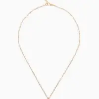 Кулон на цепочке "Вишенка граненая", цвет красный в золоте 44+удл, d10+6