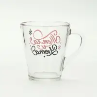 Кружки стеклянные новогодние &laquo;Персонажи&raquo;, набор 2 шт.