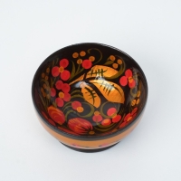 Солонка для каравая, 6,5&times;3 см, хохлома