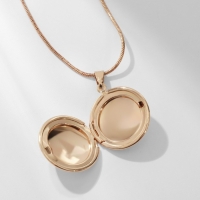 Кулон &laquo;Для фото&raquo; сфера, цвет золото, 45см