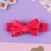 Повязка для волос "Ирида" бант, 15,5х3,8 см, малиновый