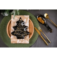 Подставка под ложку новогодняя Дорого внимание &laquo;На счастье&raquo;, 21,4 х 7,5 см, стекло