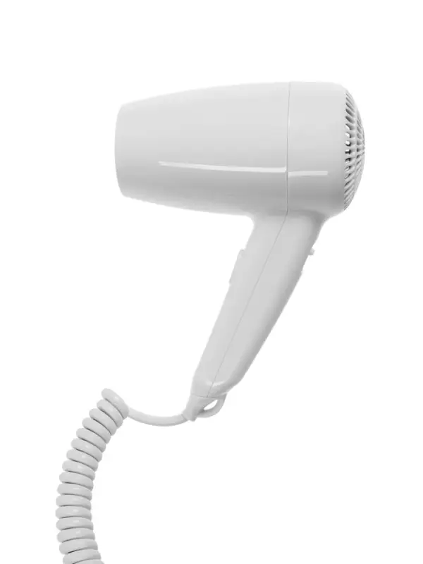 Фен LGE-006, 1600 Вт, настенный, 2 скорости, крепление, белый