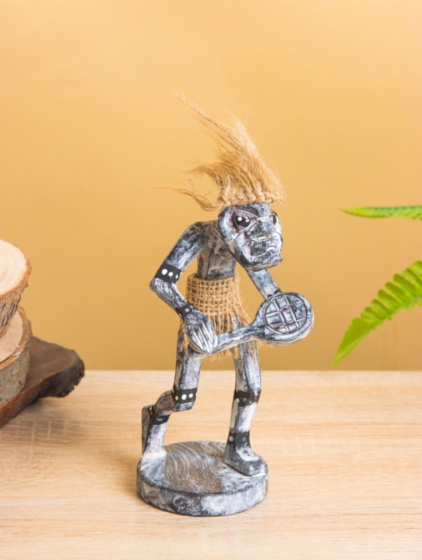 Сувенир &laquo;Абориген теннисист&raquo;, 10&times;8&times;17 +/- 1 см, дерево