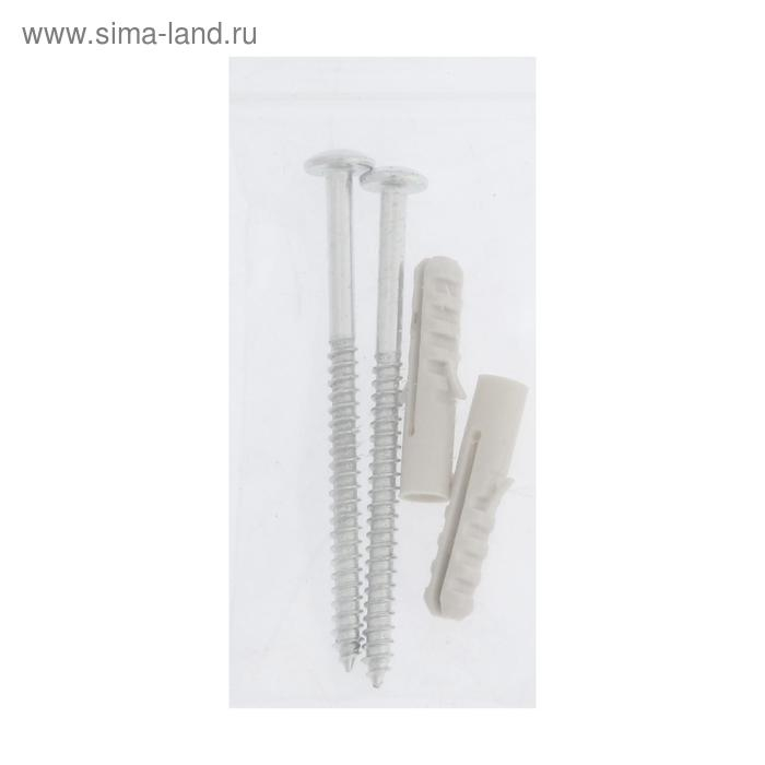 Душевая стойка ZEIN H01, с пластиковой прозрачной мыльницей и крепежом, хром