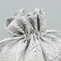 Мешочек подарочный парча &laquo;Серебро&raquo;, 10 х 12 см +/- 1.5 см