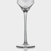 Набор бокалов для шампанского стеклянный Magistro &laquo;Дарио&raquo;, 180 мл, 7&times;27,5 см, 6 шт, цвет графит